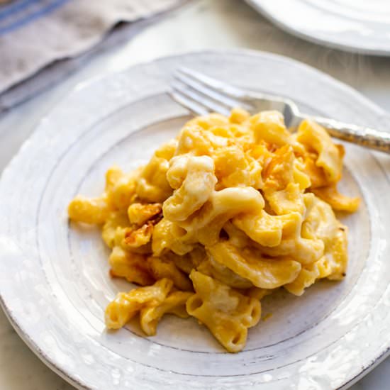 Homemade Baked Mac and Cheese
