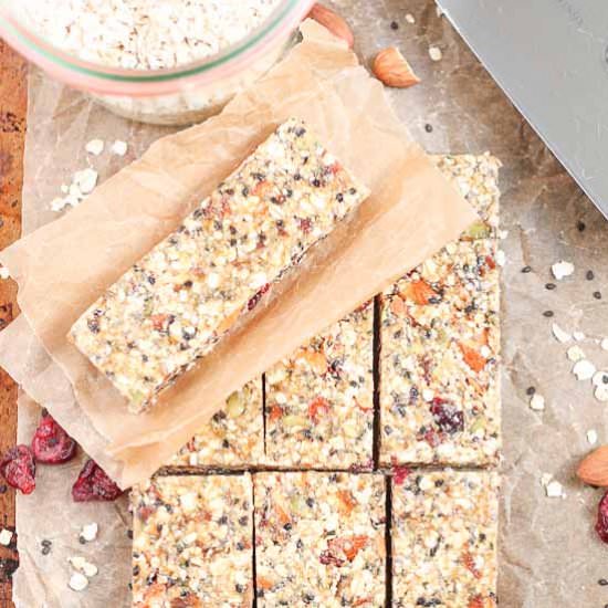 Healthy Fruit Nut and Seed Bars