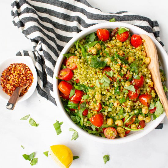 Vegan Mediterranean Couscous Salad