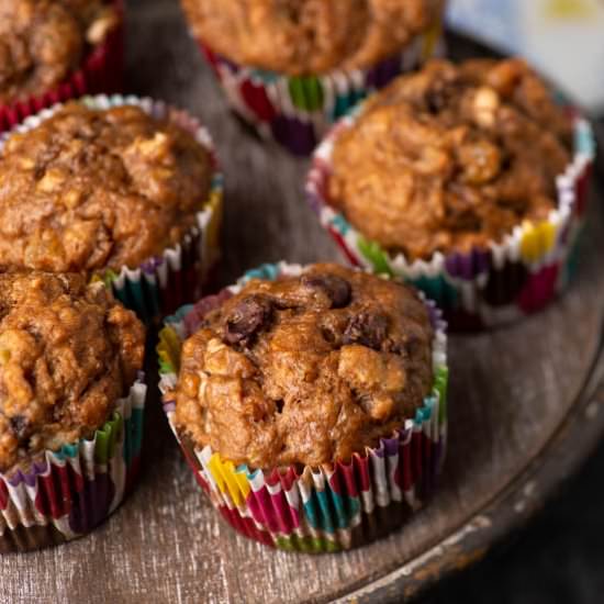 Chunky Banana Muffins