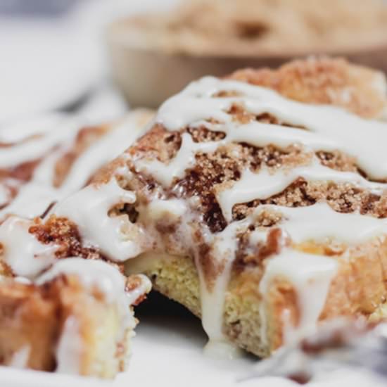 Cinnamon Roll Bake French Toast