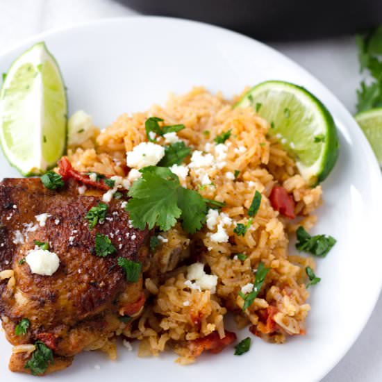 One Pot Mexican Chicken and Rice