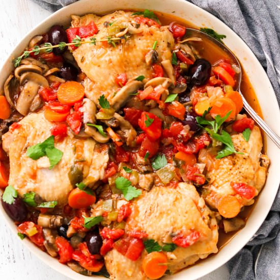 Instant Pot Chicken Cacciatore