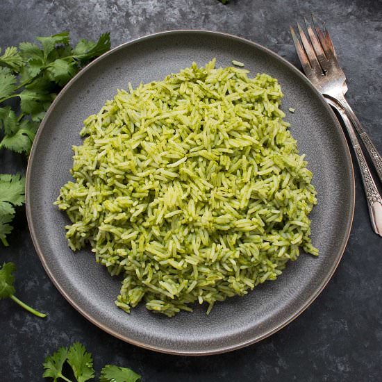 Spicy Green Rice