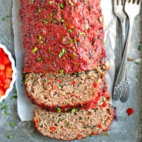 Paleo Whole30 Mexican Meatloaf