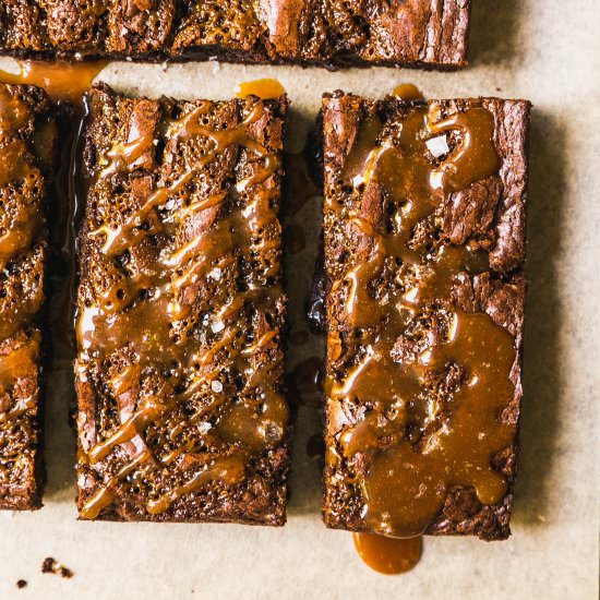 Salted Caramel Brownies