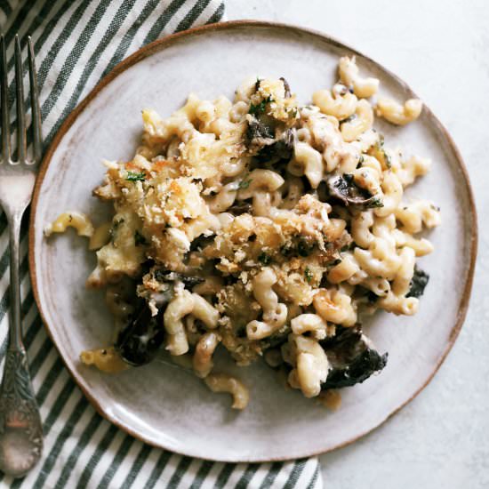 Portobello Mushroom Mac and Cheese