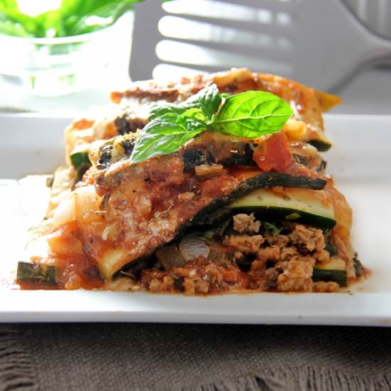Zucchini Freezer Lasagna