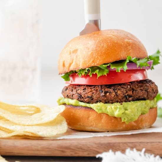 Salsa Black Bean Burger