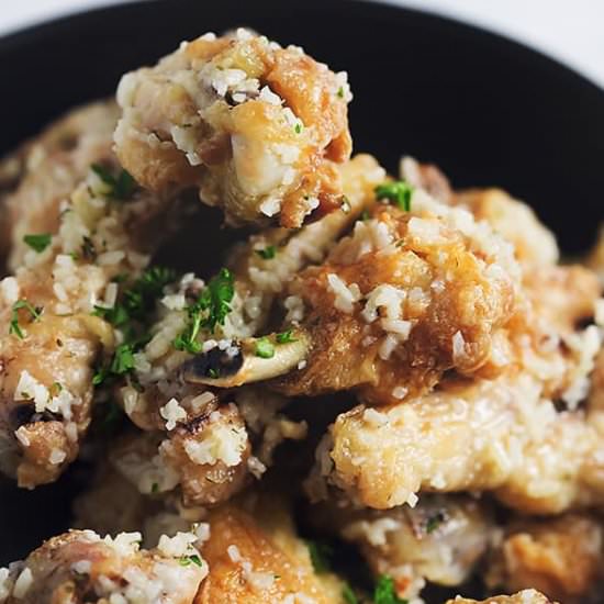 Garlic Parmesan Wings