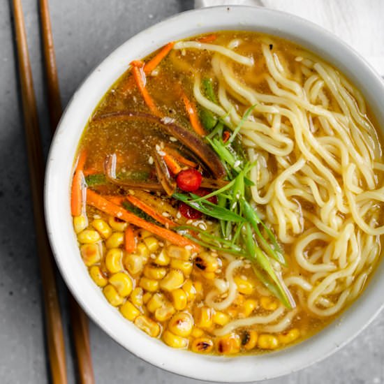 Ramen with Miso Tahini Broth