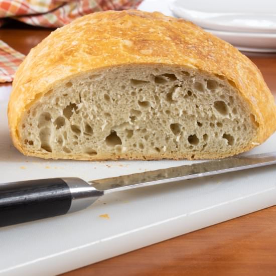 No-Knead Rustic Bread