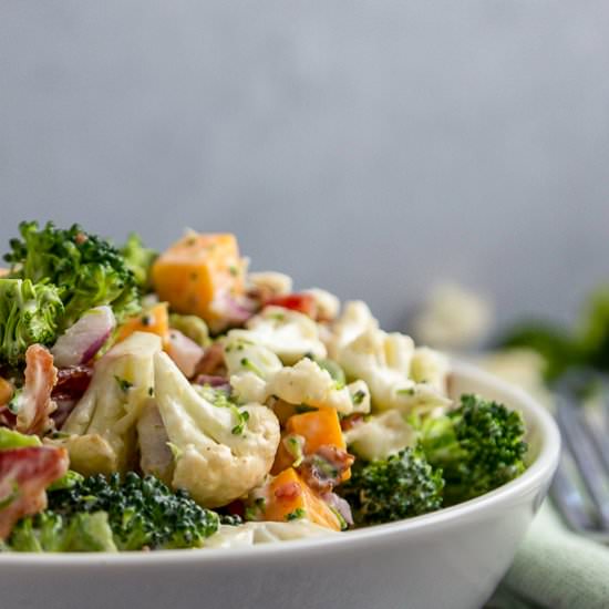 Broccoli Pasta Salad (with Bacon)