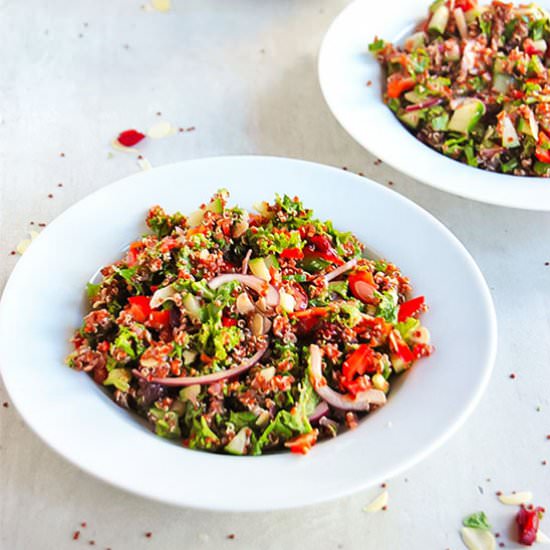 Cranberry quinoa salad