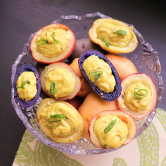 Vegan Deviled Potatoes
