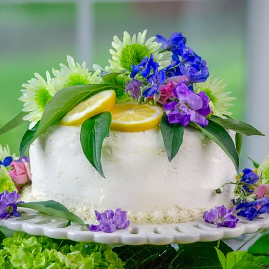 Lemon Elderflower Cake