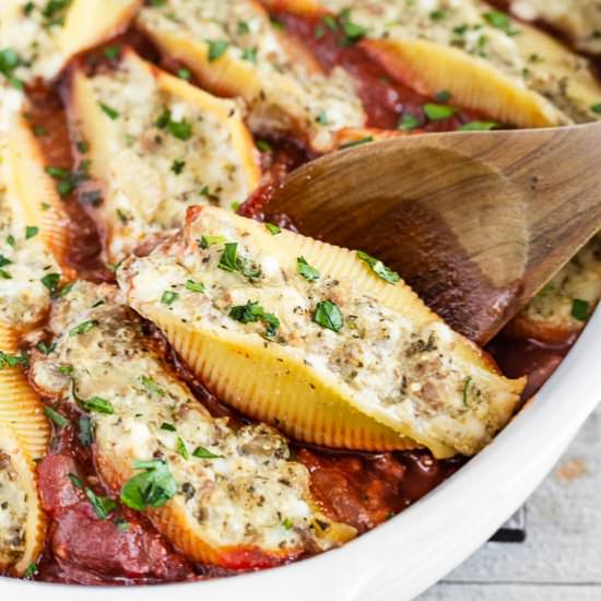 Sausage Stuffed Shells