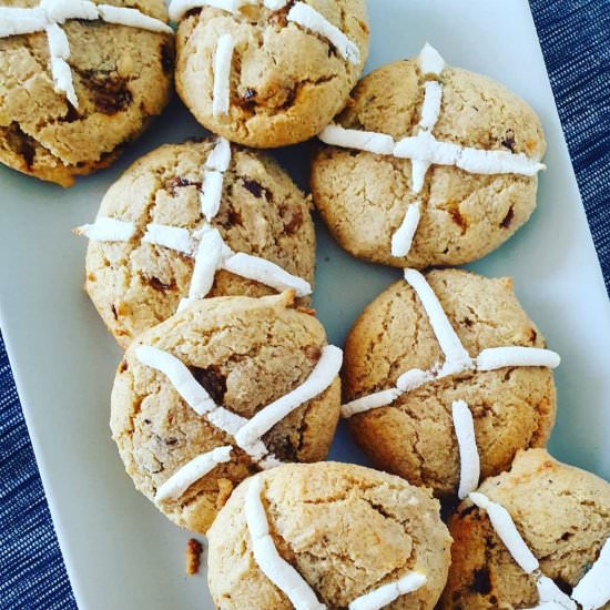 Keto  Hot Cross Buns