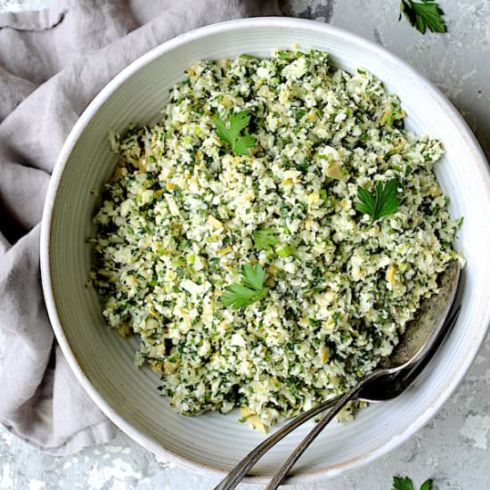 Cauliflower Artichoke Tabbouleh