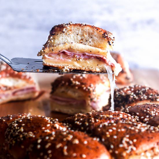 Hot Ham and Cheese Sliders