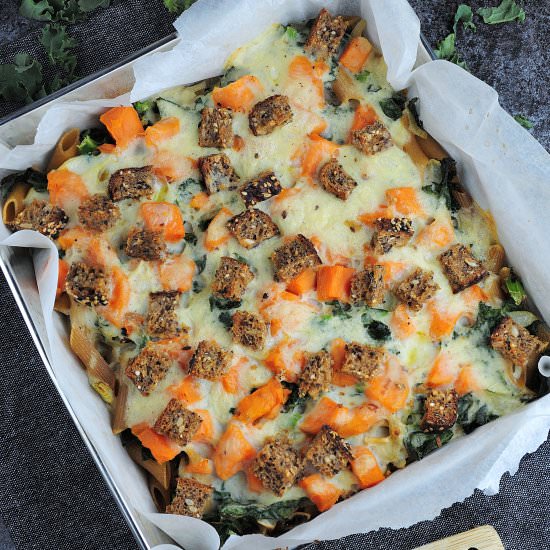 Vegan pasta casserole