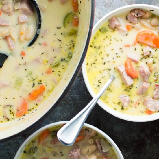 Ham and White Bean Chowder