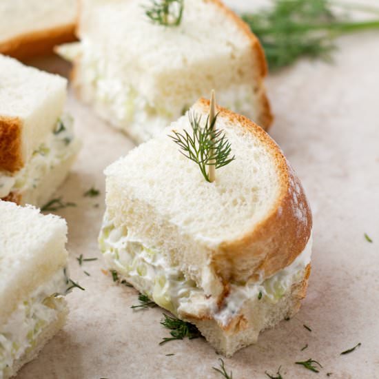 Finger Cucumber Sandwiches