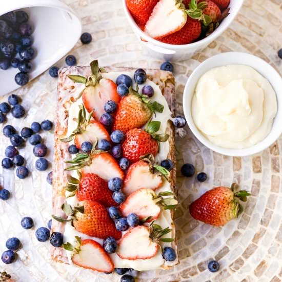 tres leches bread pudding