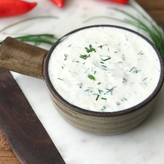 Homemade Vegan Ranch Dressing