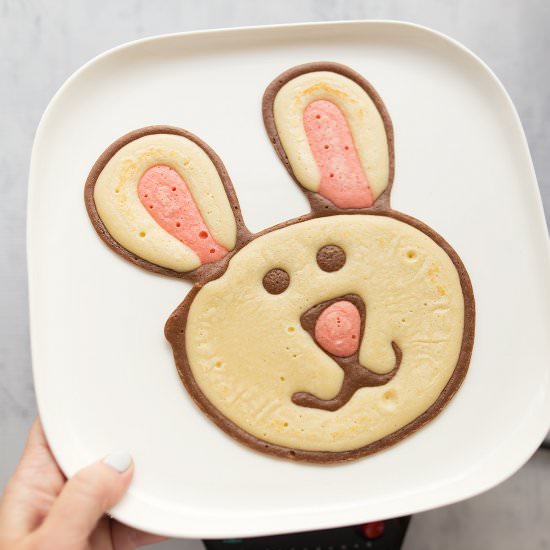 Easter Bunny Pancakes