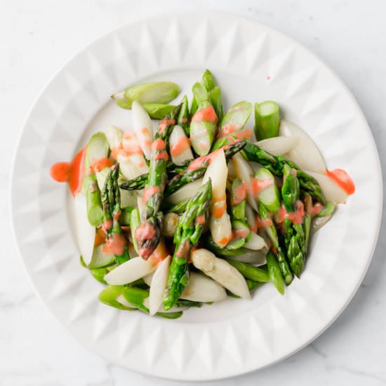 ROASTED ASPARAGUS SALAD