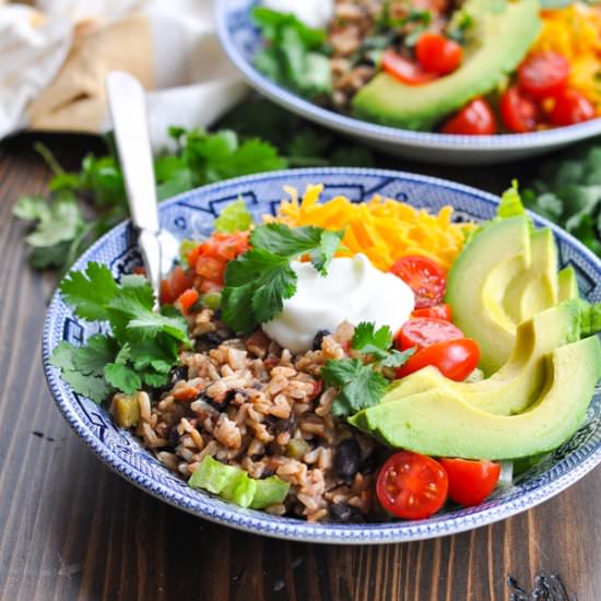 Dump-and-Go Burrito Bowls