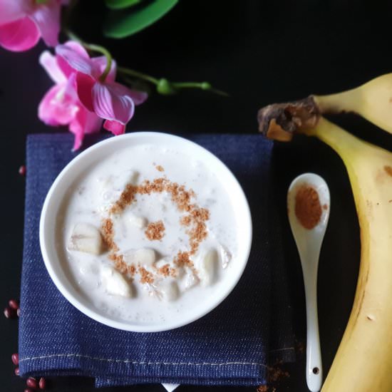 Vegan Dessert-Banana in Coconutmilk