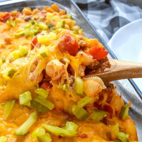 Cheeseburger Casserole