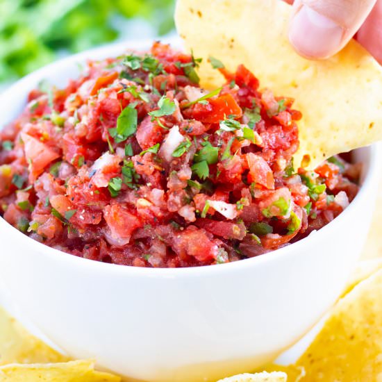 Easy Homemade Salsa