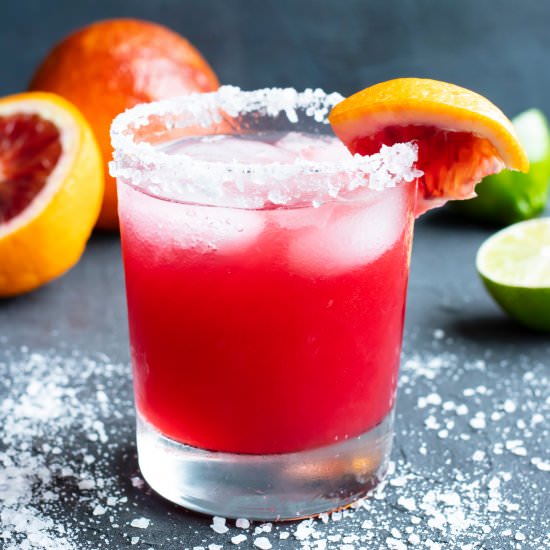 Blood Orange Skinny Margarita