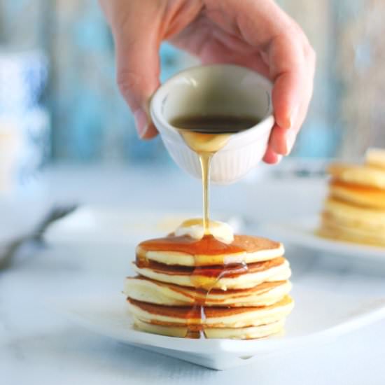 Keto Coconut Protein Pancakes