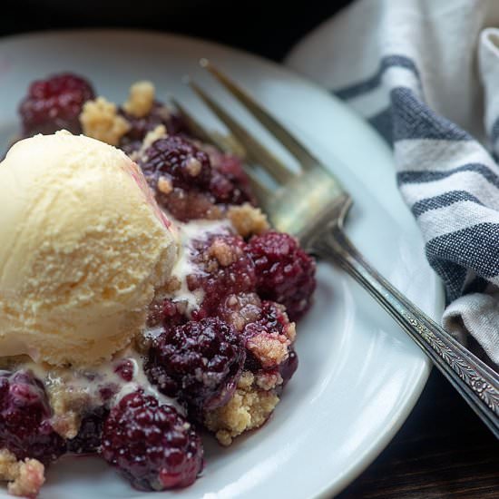 LOW CARB BLACKBERRY COBBLER