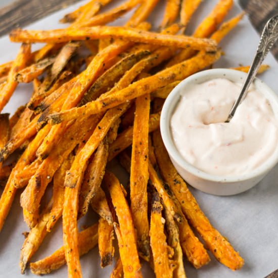 Crispy Baked Sweet Potato Fries