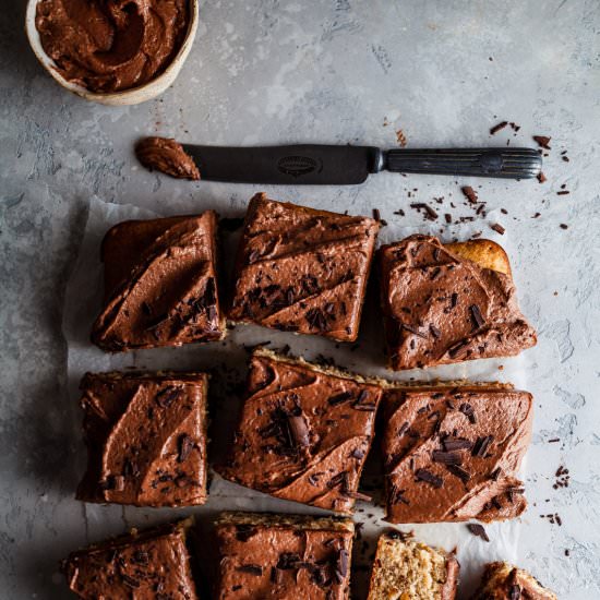 Banana Hazelnut Cake With Nutella