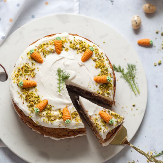 Healthy Vegan Carrot Cake