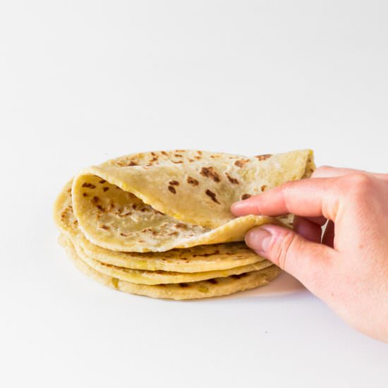 Vegan Potato Tortillas