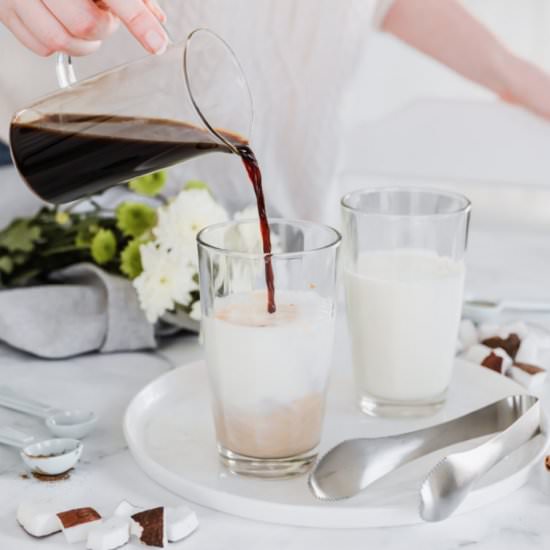 Spiced Coconut Iced Latte