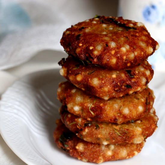 Sabudana vada-a vegan & gluten free