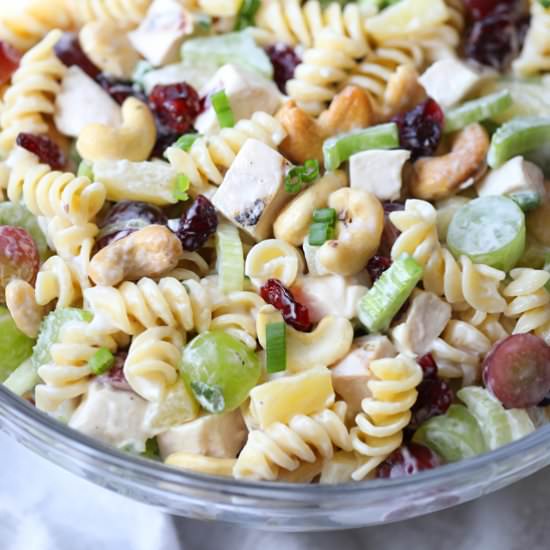 Cashew Chicken Pasta Salad