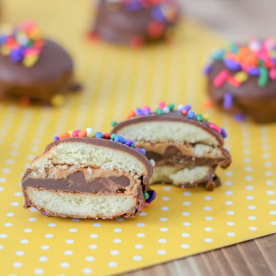 PB Chocolate Sandwich Cookies