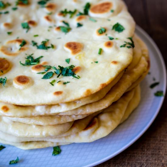 Easy Homemade Naan Bread