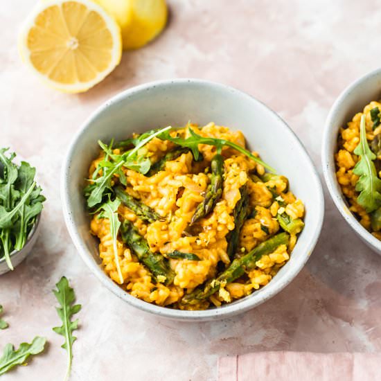 LEMON RISOTTO WITH ASPARAGUS