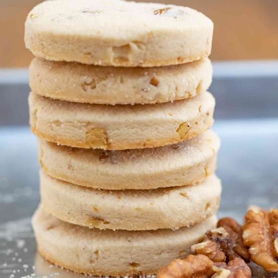 German Walnut Shortbread Cookies