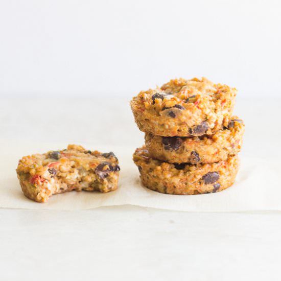 Southwestern Oat Muffins